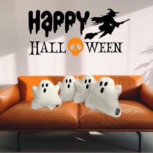 Target Ghost Pillow Bullseye-set Of 4 NWT